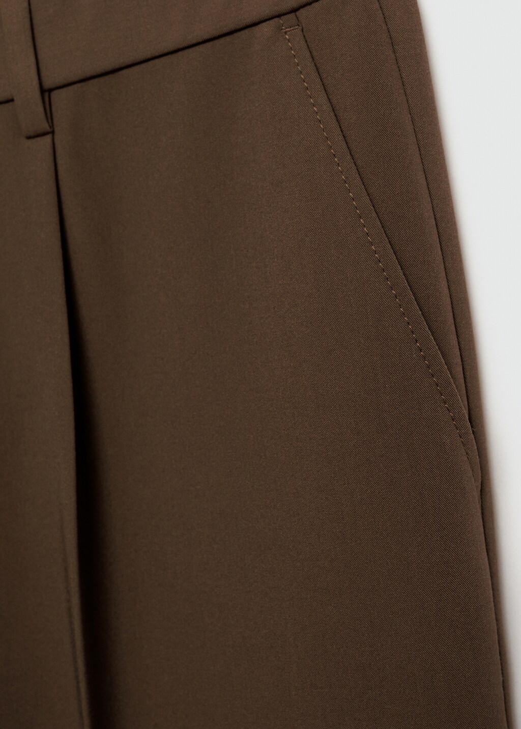 Regular-fit pleated flowy trousers - Grey