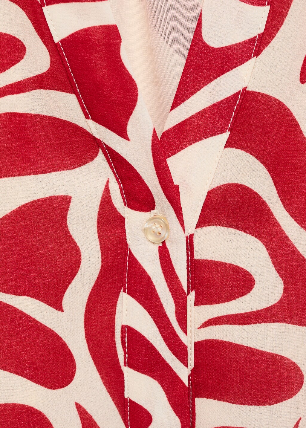 Ruffled printed dress - Dark Navy