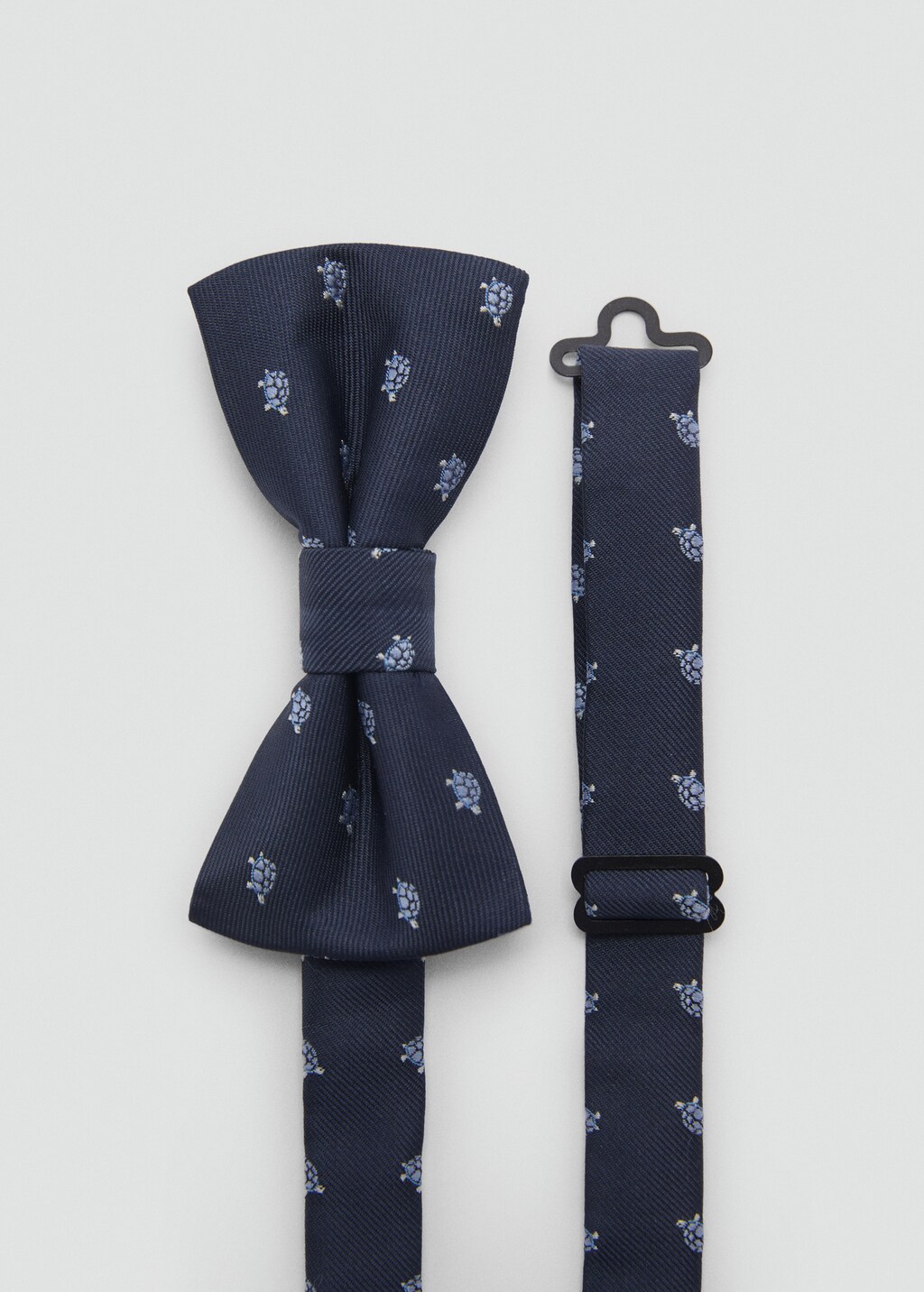Printed  bow tie - Dark Navy