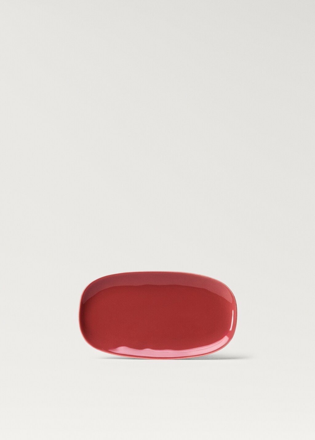 Smooth stoneware serving dish - Green