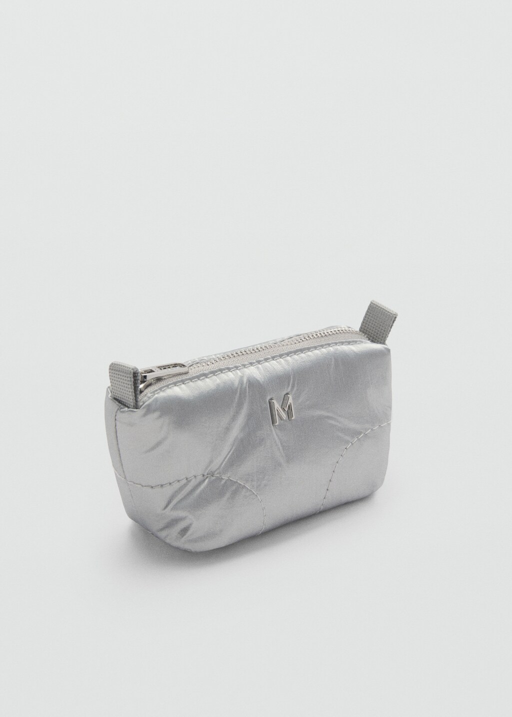 Logo coin purse with zip - Sky Blue