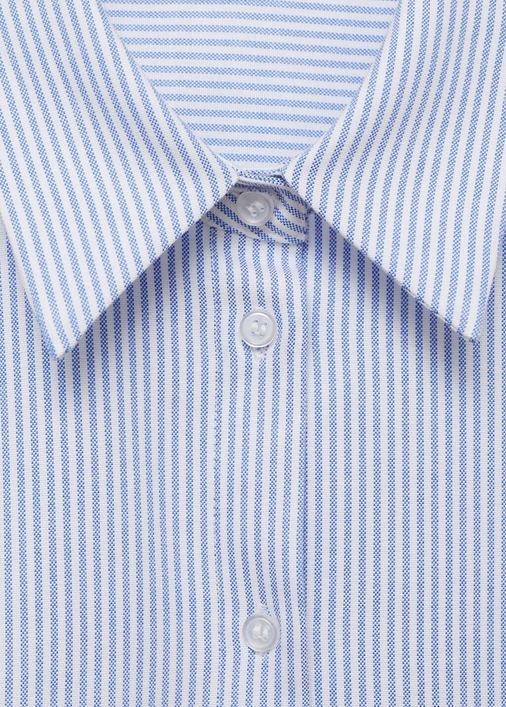 Striped cotton shirt - Sky Blue
