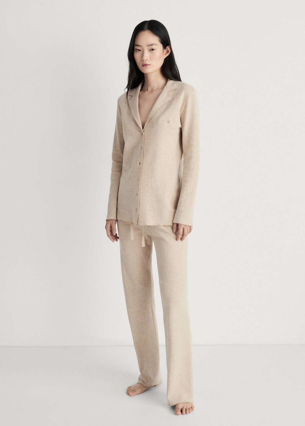 Double-face cotton t-shirt - Grey