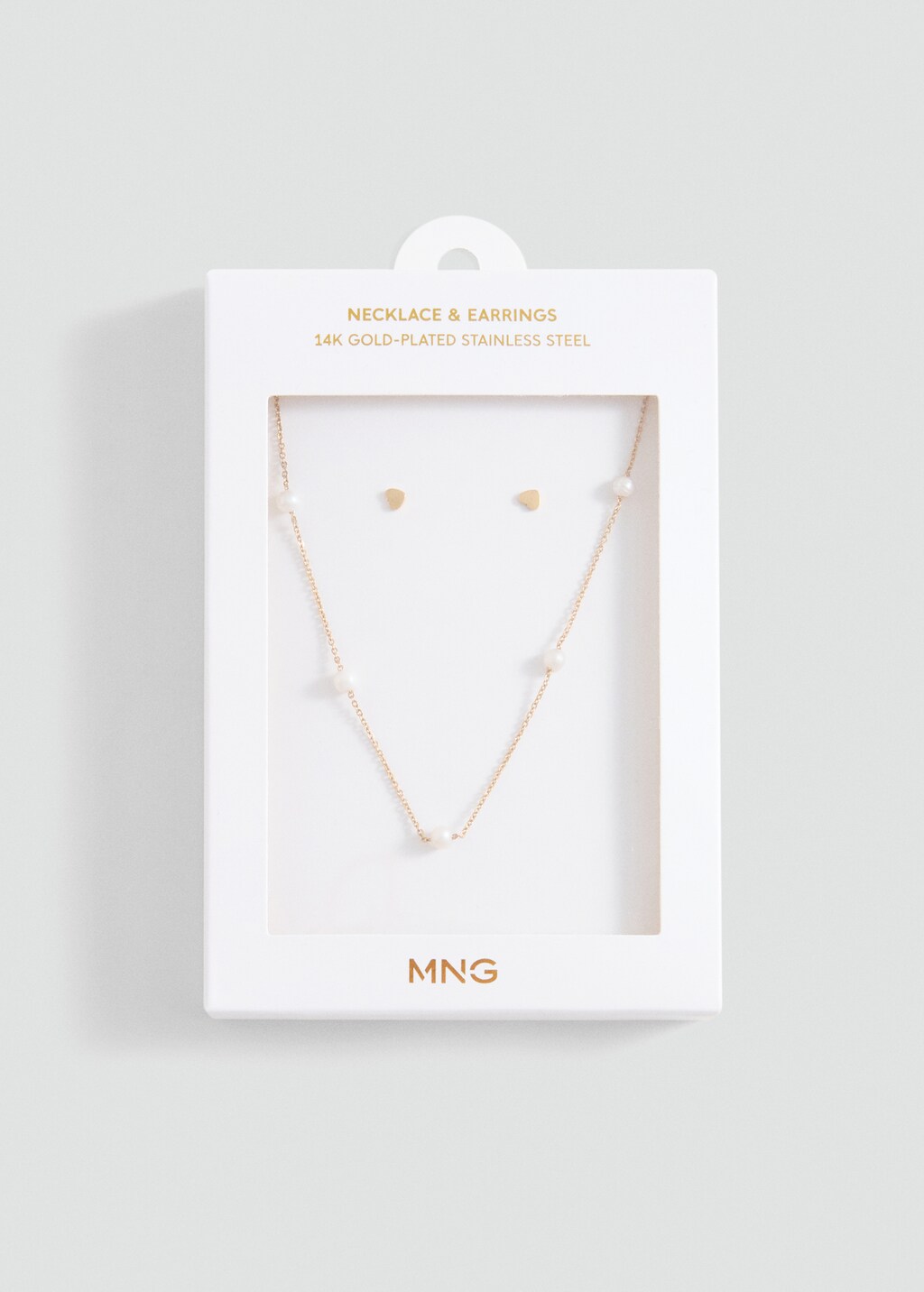 Necklace and earrings set - Gold