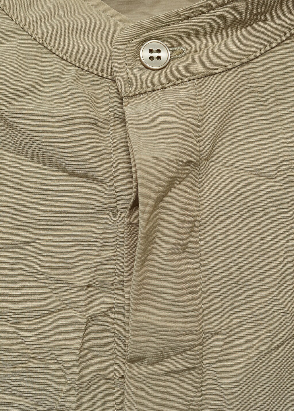 Crew-neck shirt with creased effect - Pastel Green