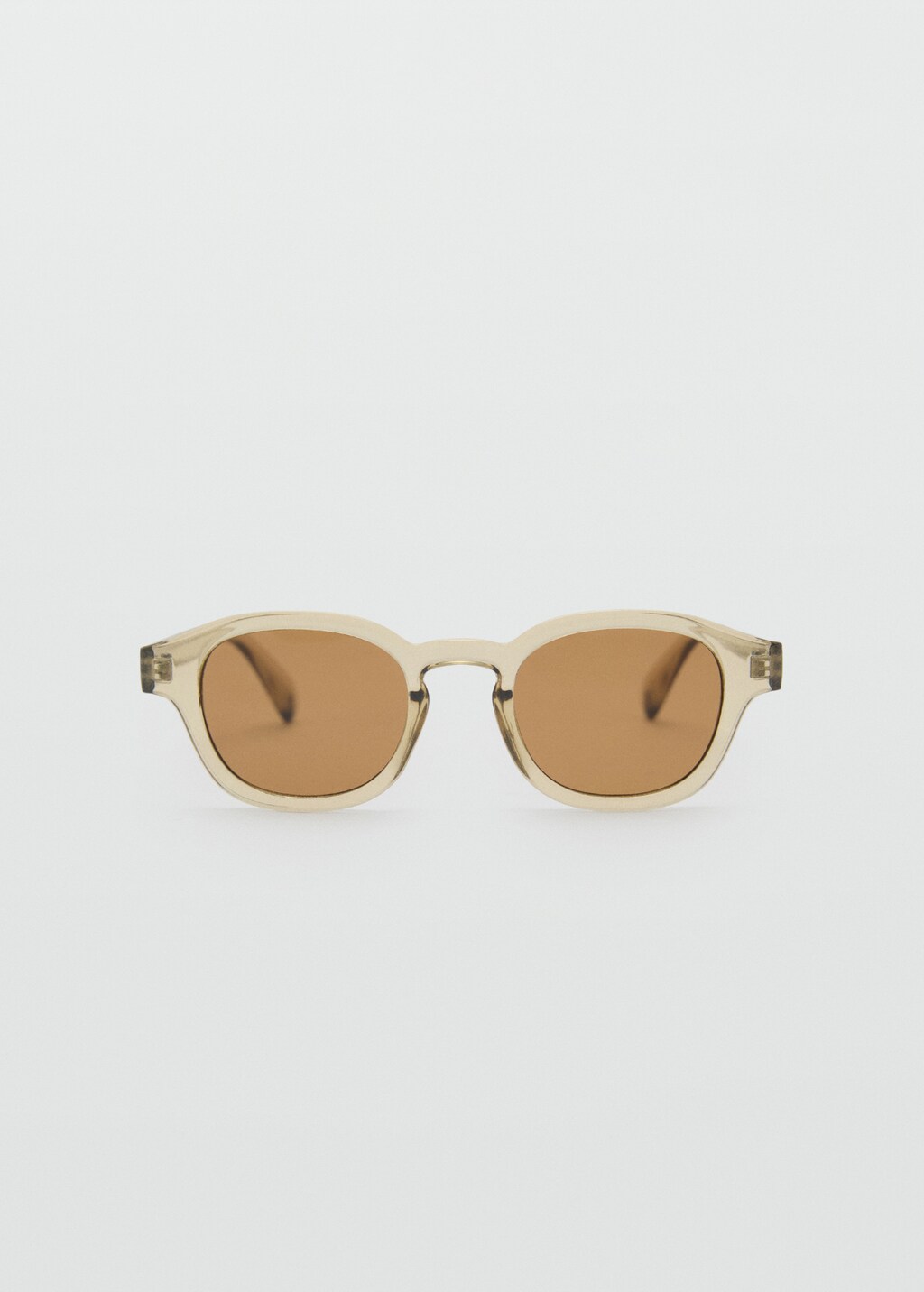 Semi-transparent frame sunglasses - Green