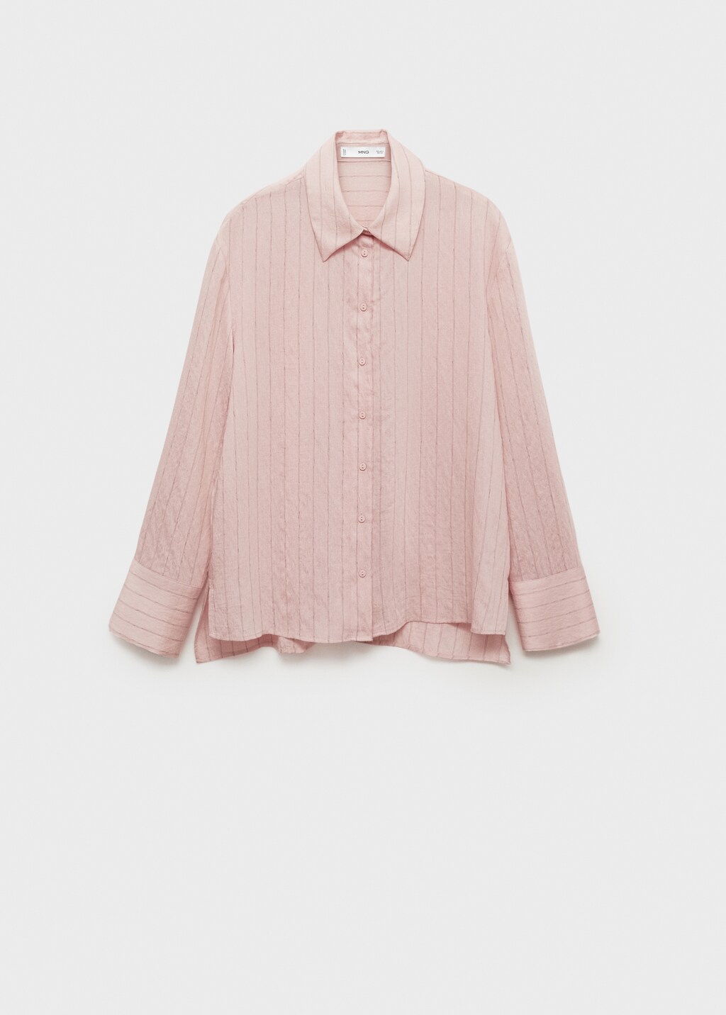 Stripe-print shirt - Ecru