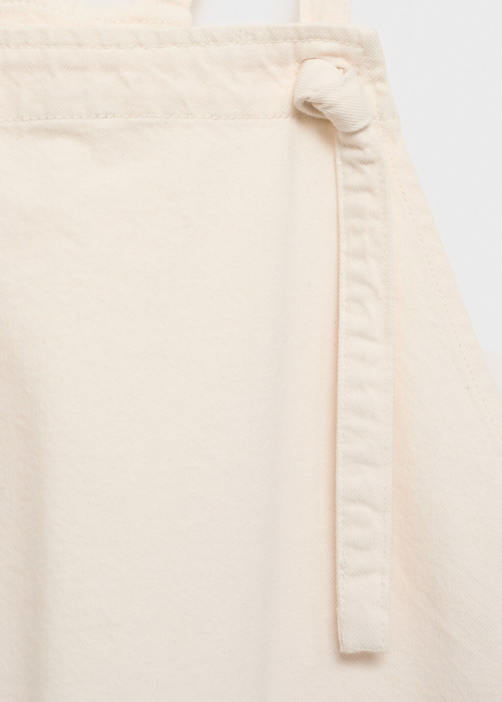 Maternity denim dungarees - Off White