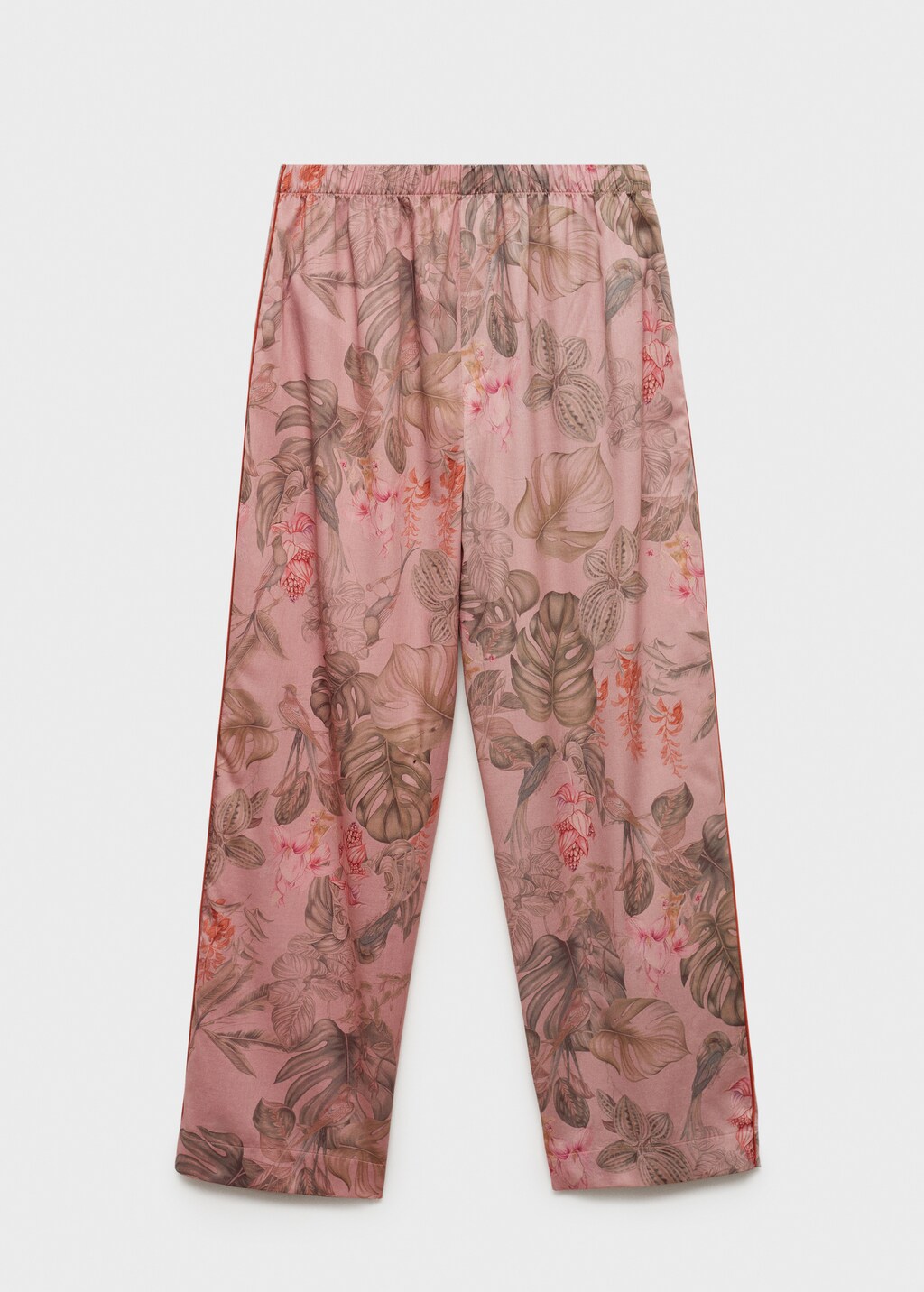 Tropical-print pyjama trousers - Green