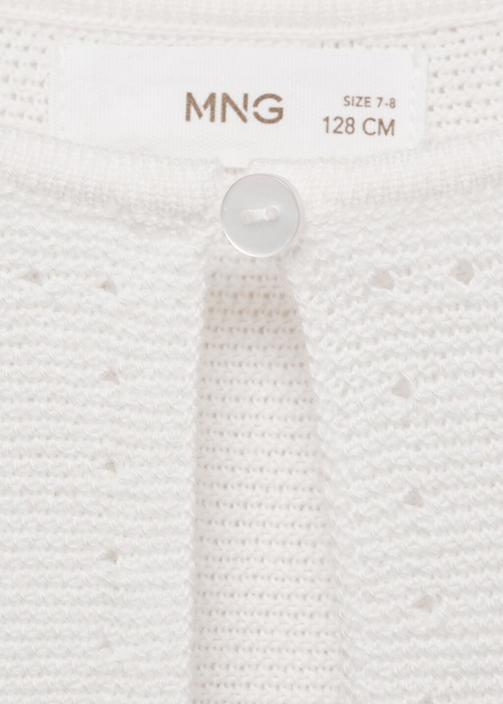 Cotton knit cape - Off White