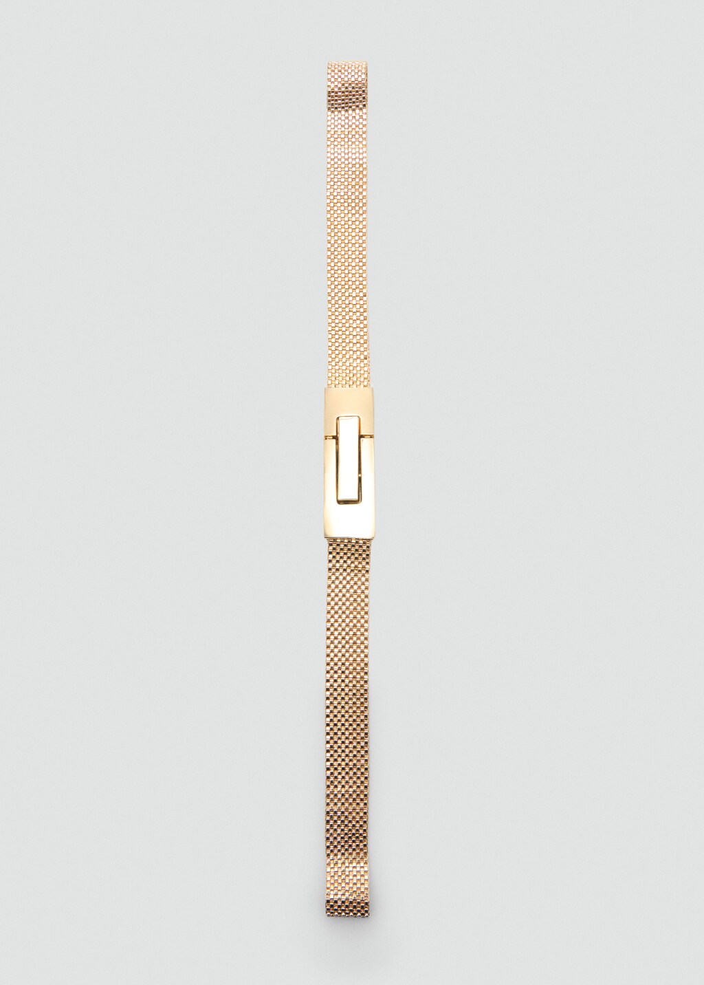 Skinny metal belt - Silver