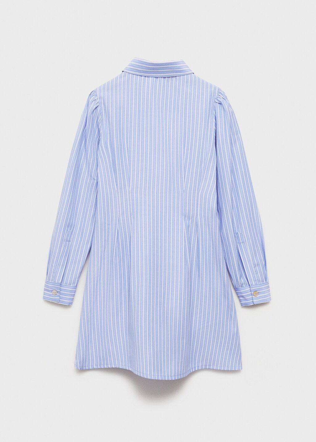 Striped shirt dress - Blue