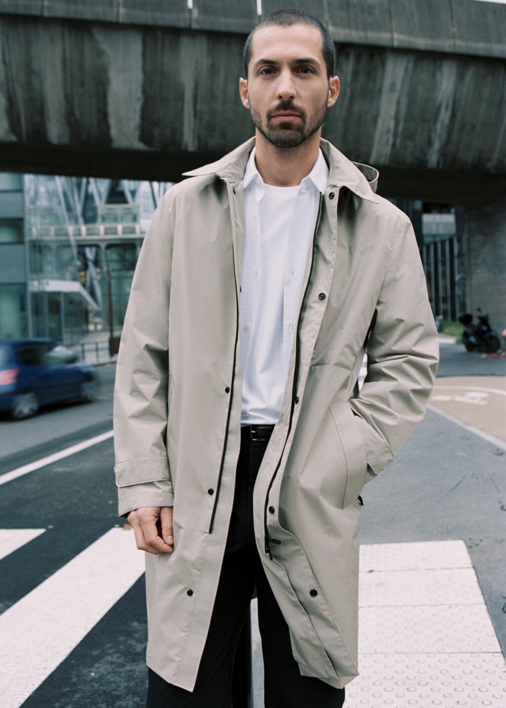 COOLMAX® technology waterproof parka - Sand