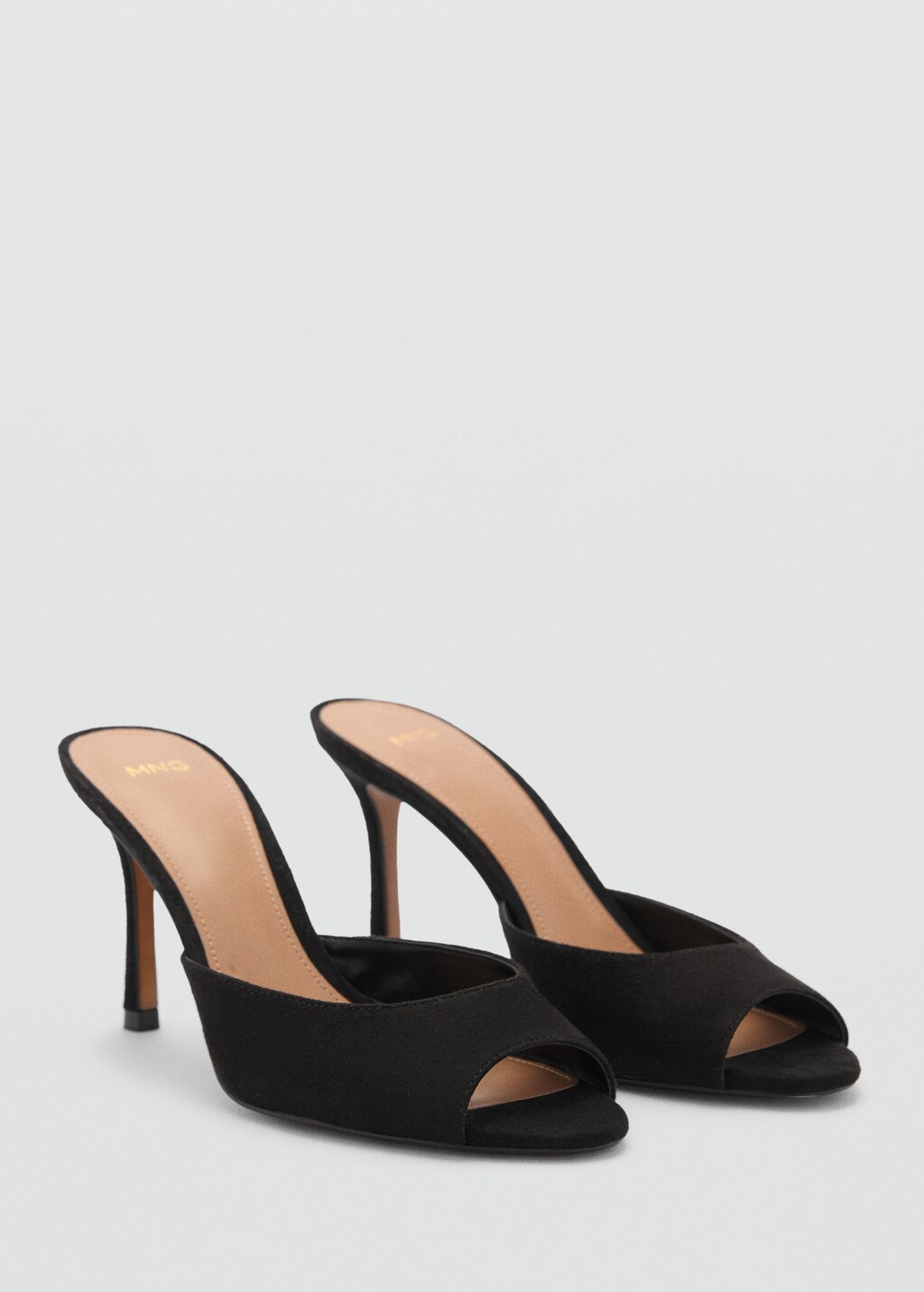 Open heel sandals - Black