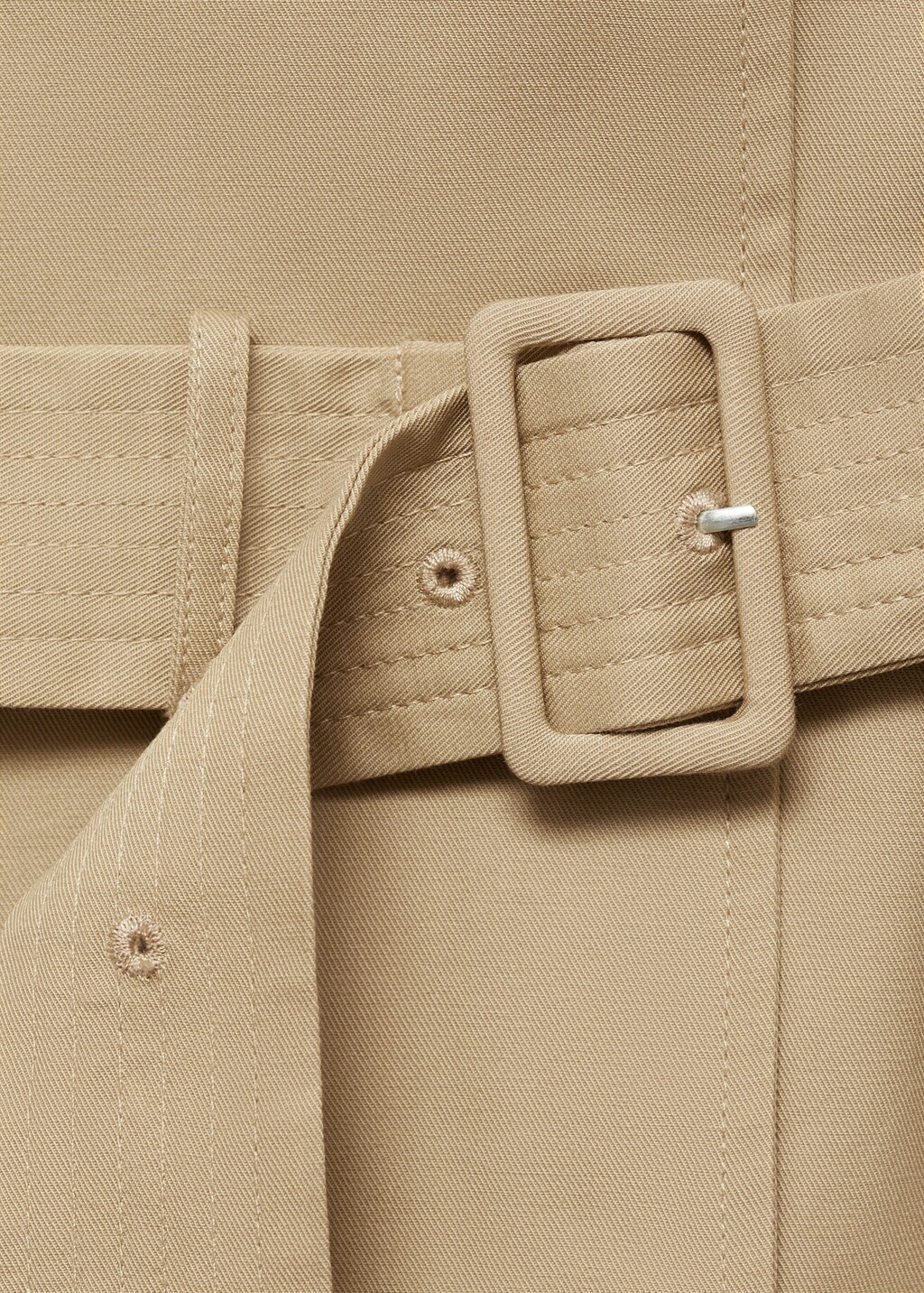 Classic trench coat with belt - Black