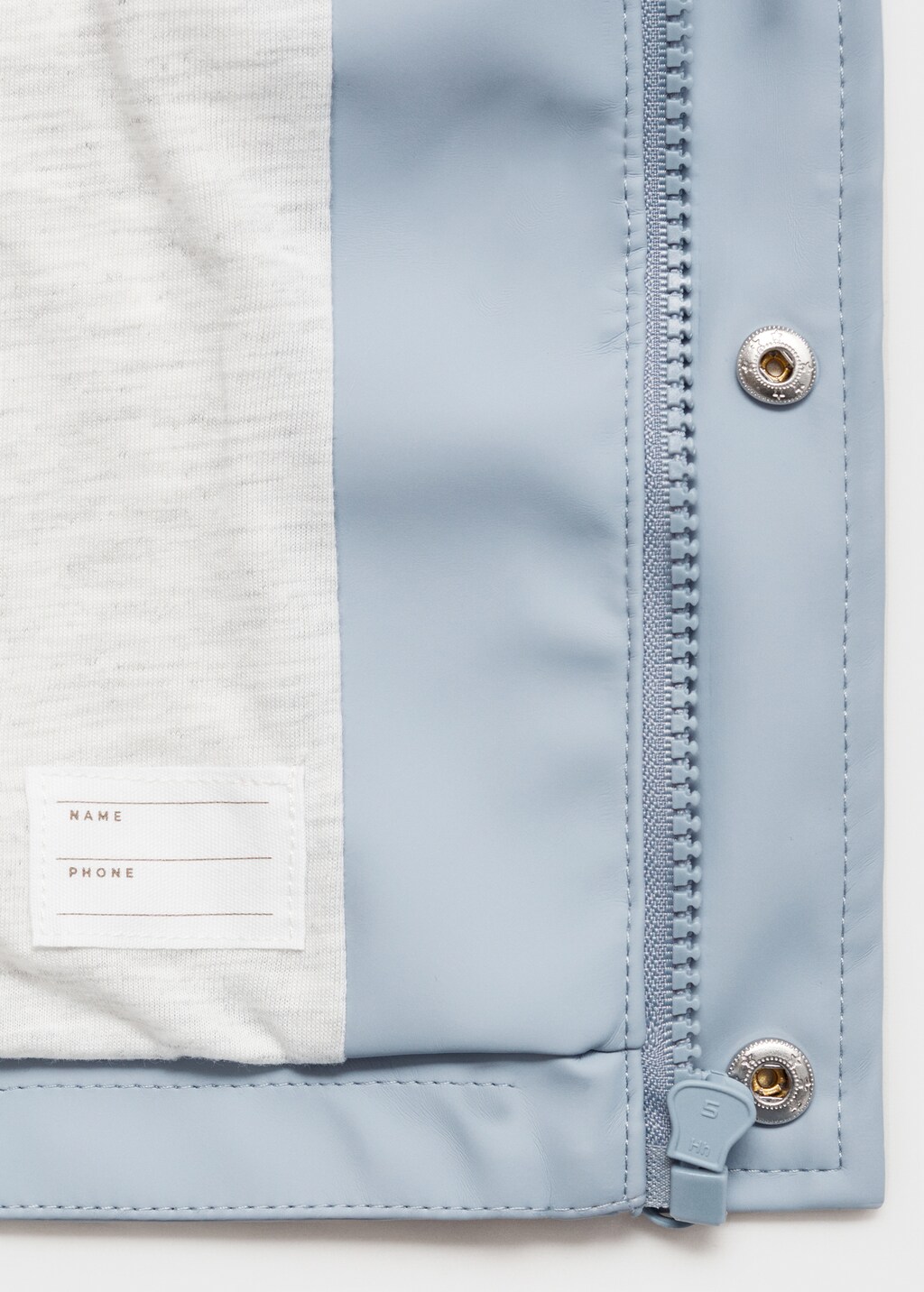 Water-repellent quilted jacket - Sky Blue