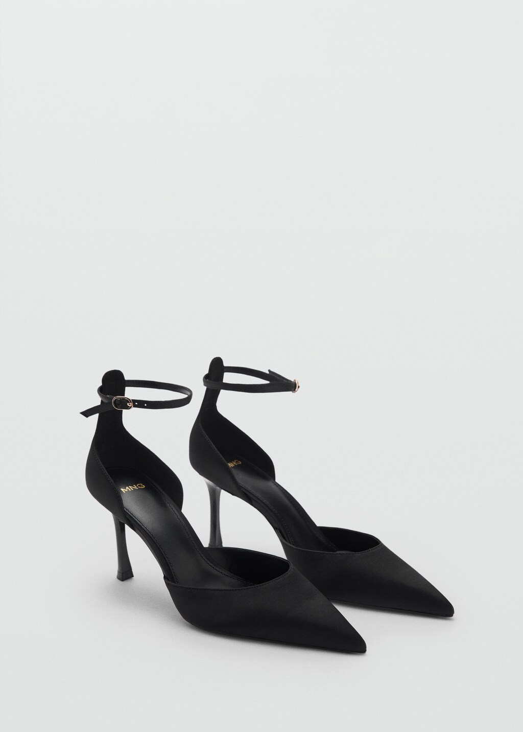 Ankle-cuff heel shoes - Black