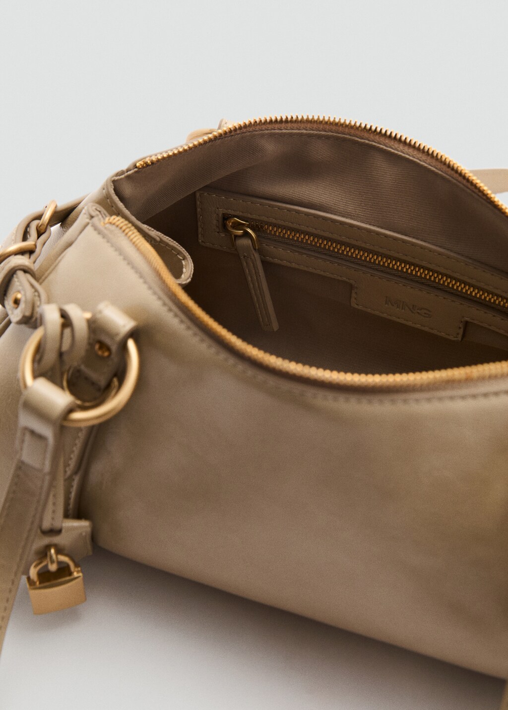Double-handle bowling bag - Beige
