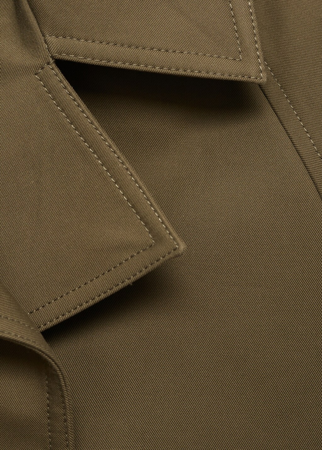 Double-breasted jacket with lapels - Medium Brown