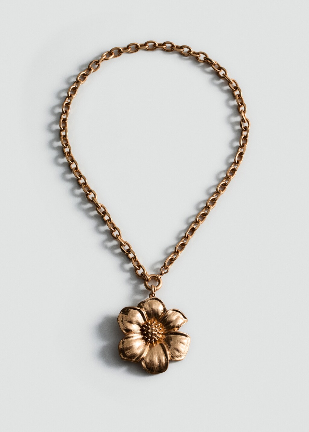 Floral pendant necklace - Gold