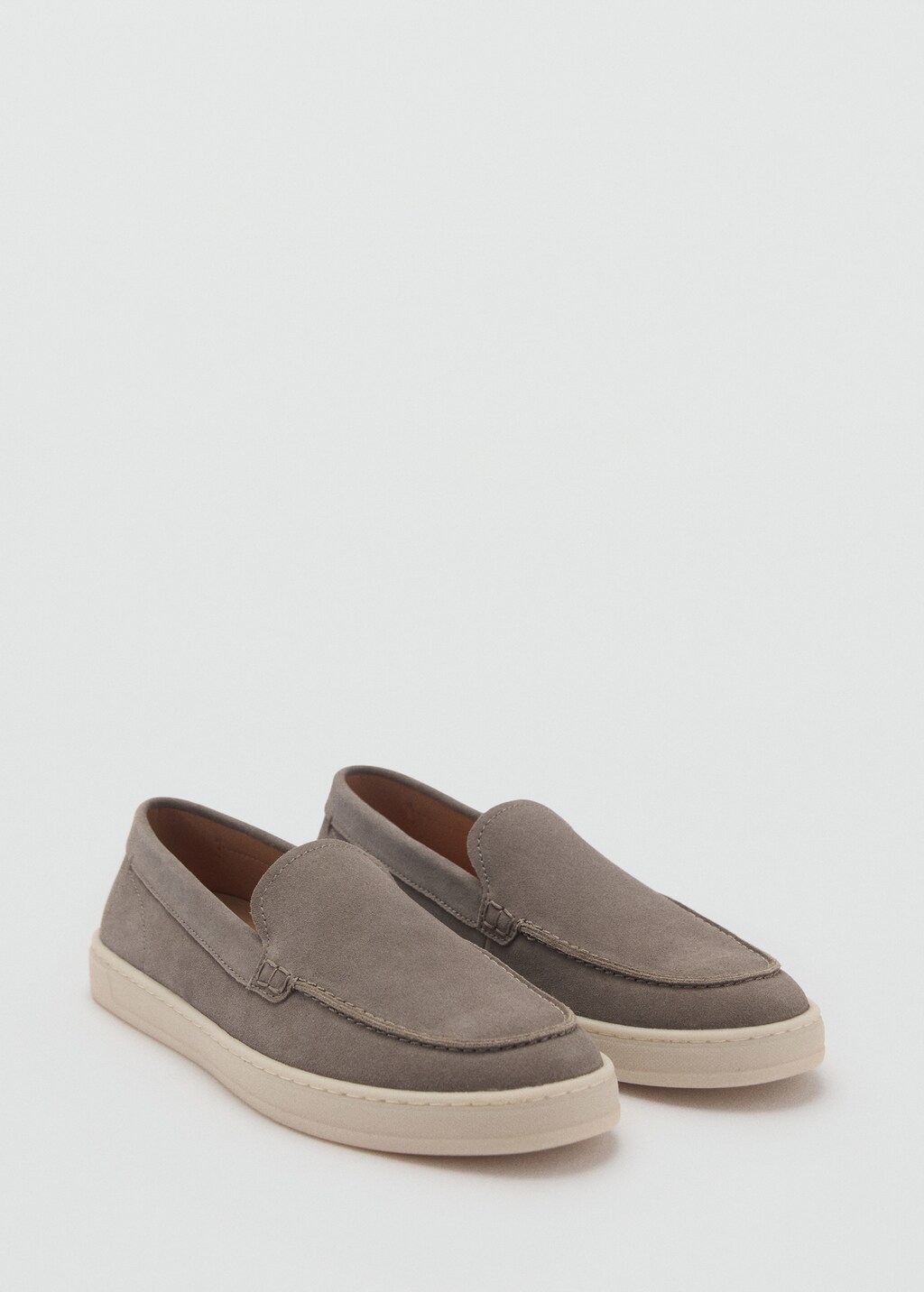 Split leather shoes - Brown