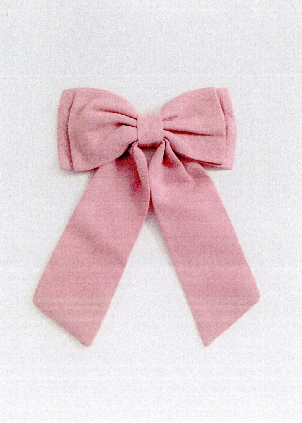 Bow hairclip - Pale Pink