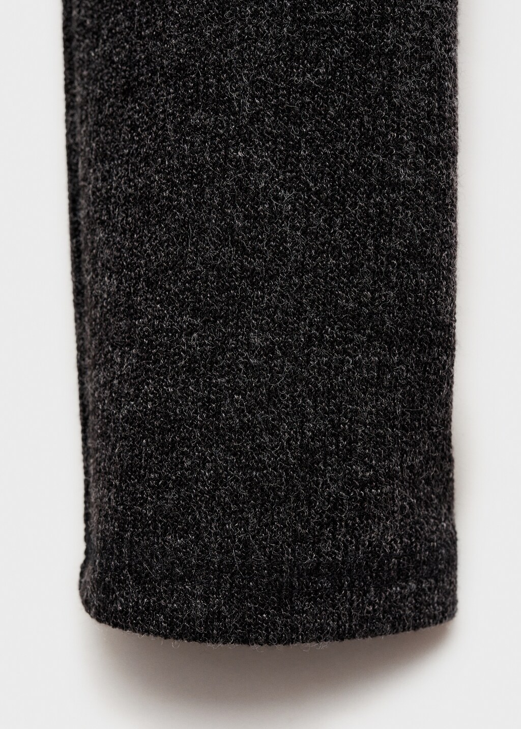Knitted turtleneck dress - Brown