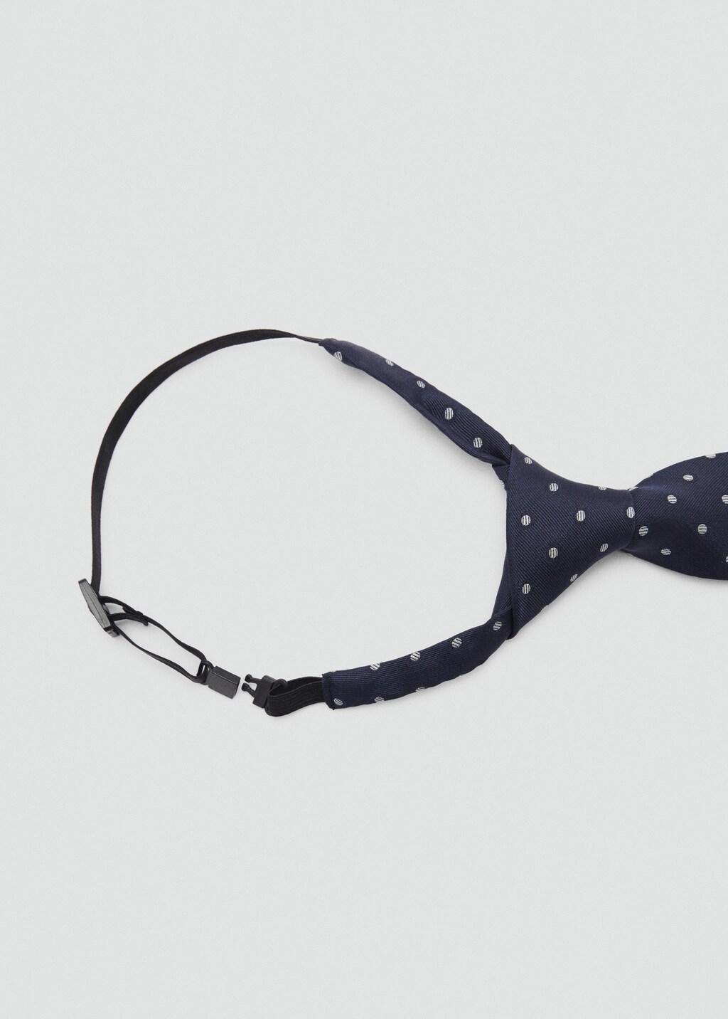 Polka-dot patterned tie - Dark Navy