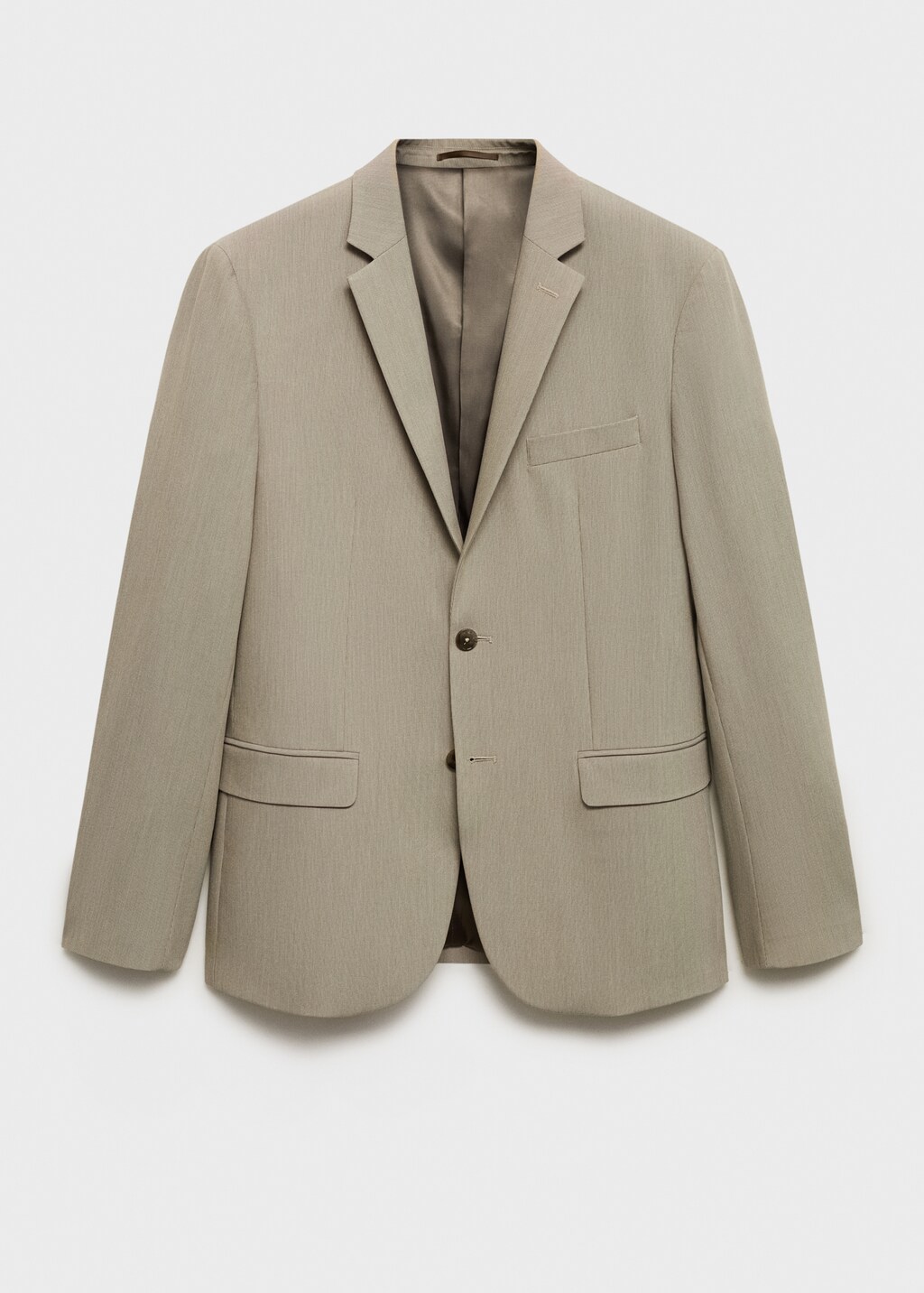 Super slim-fit suit jacket in stretch fabric - Grey