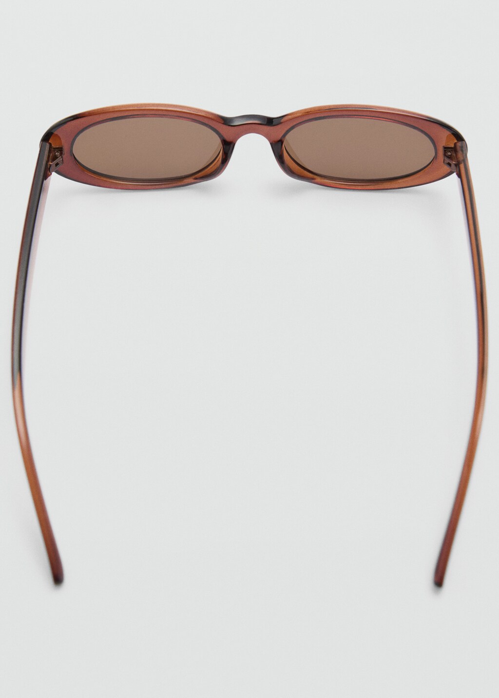 Oval frame sunglasses - Black