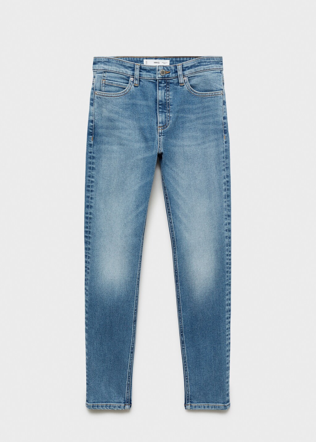 Mid-rise skinny jeans - Dark Blue