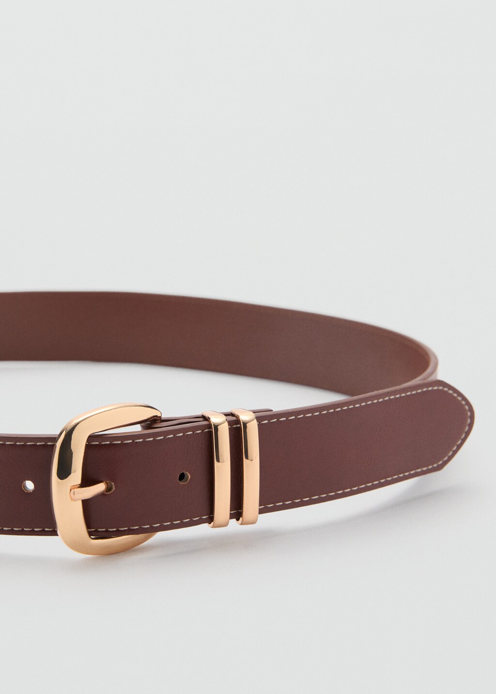 Metal buckle belt - Black