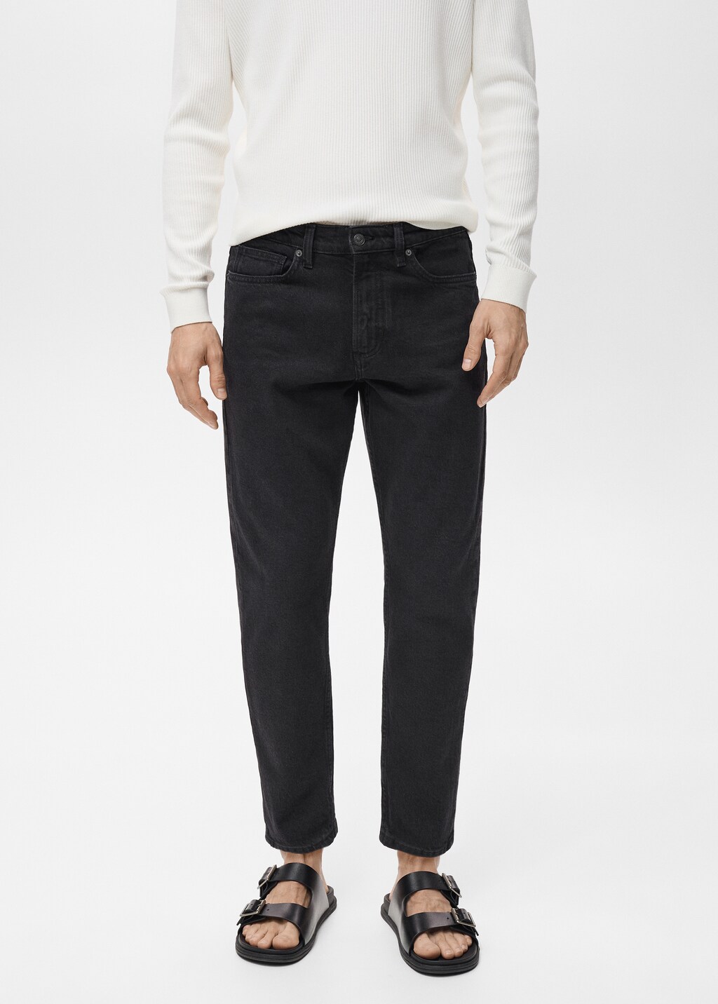 Jeans Ben tapered fit - Black denim