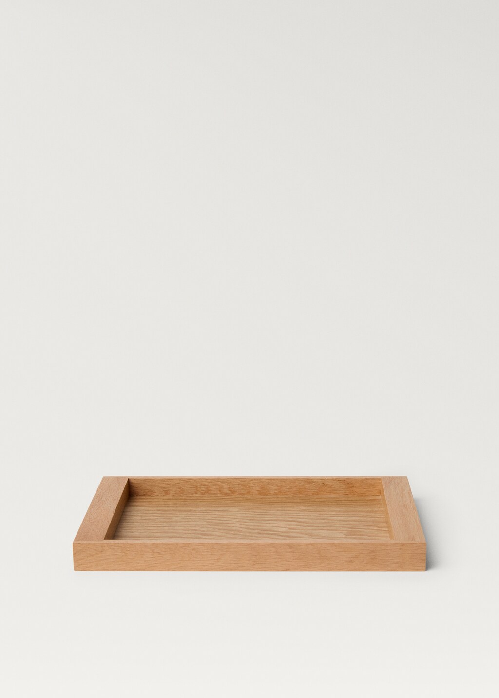 Medium rectangular wooden tray - Brown