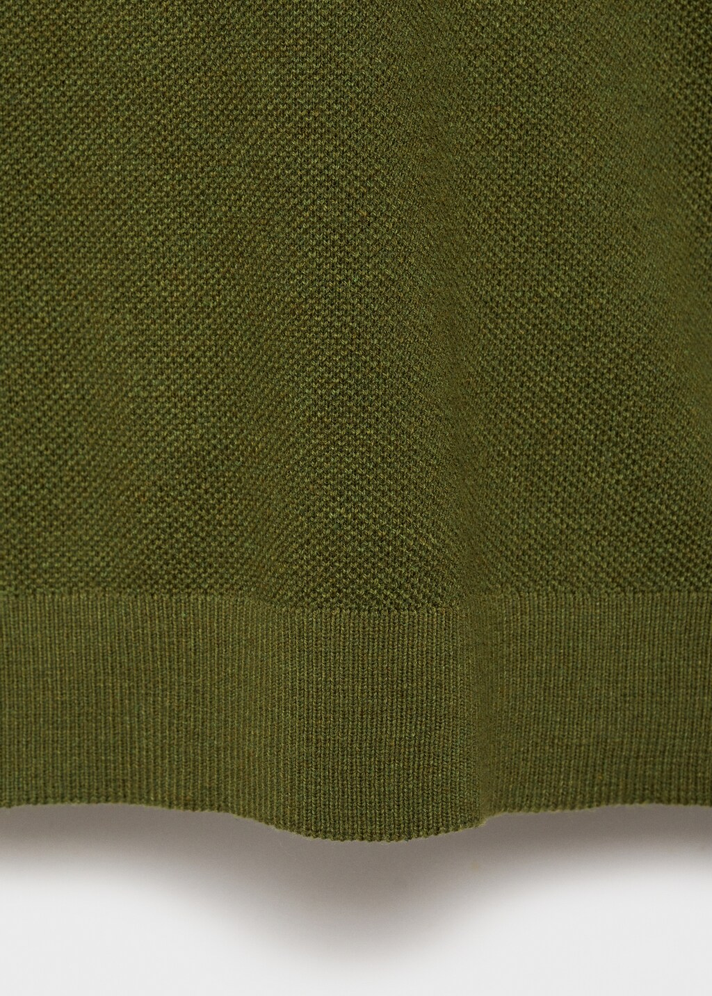 Cotton fine-knit t-shirt - Black