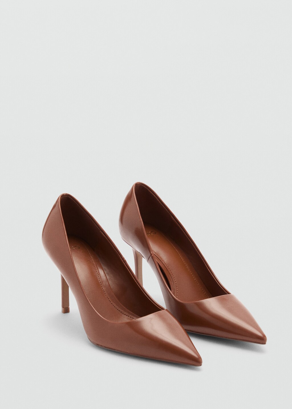 High-heeled shoes - Cognac