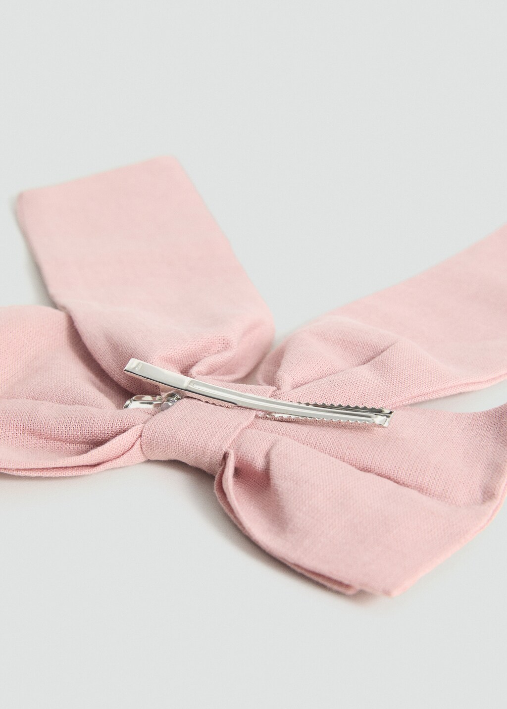 Bow hairclip - Pale Pink
