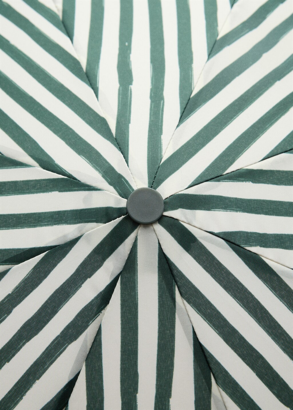 Stripe-printed umbrella - Green