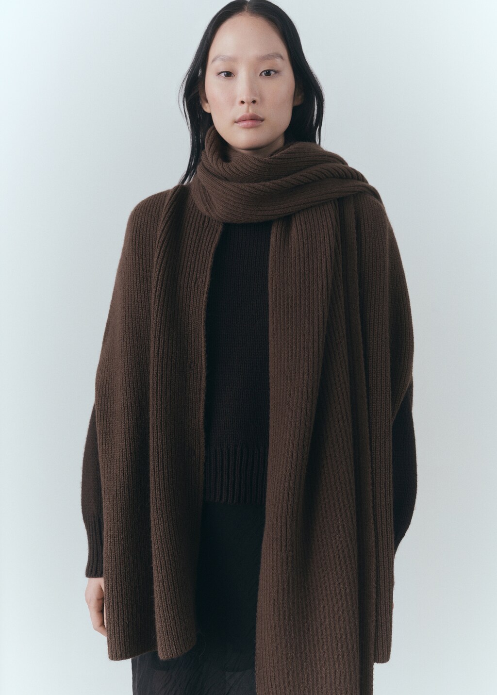 Cape scarf buttons - Chocolate