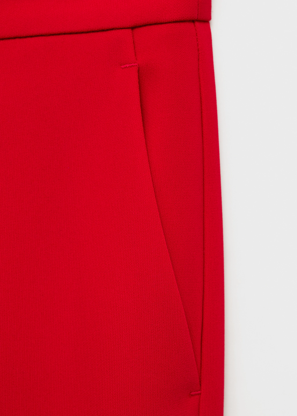 Wideleg suit trousers - Black