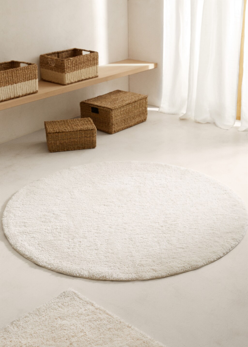 Pile carpet 130cm - Off White