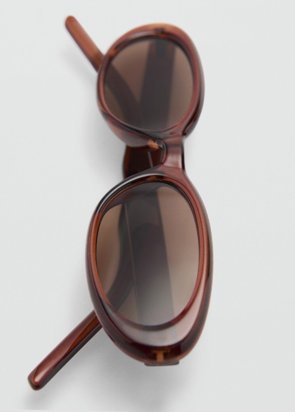 Oval frame sunglasses - Black