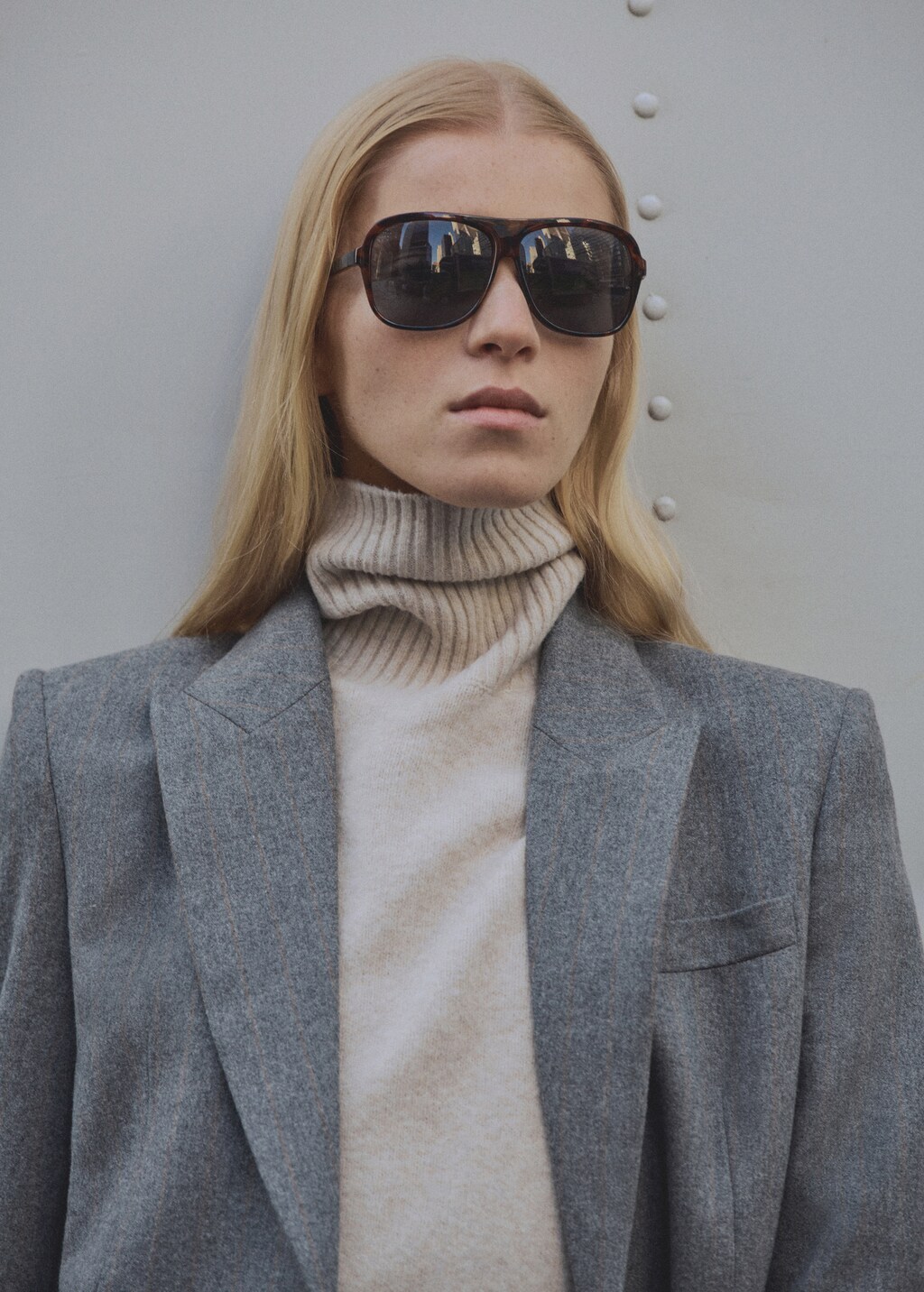 Virgin wool suit jacket - Grey