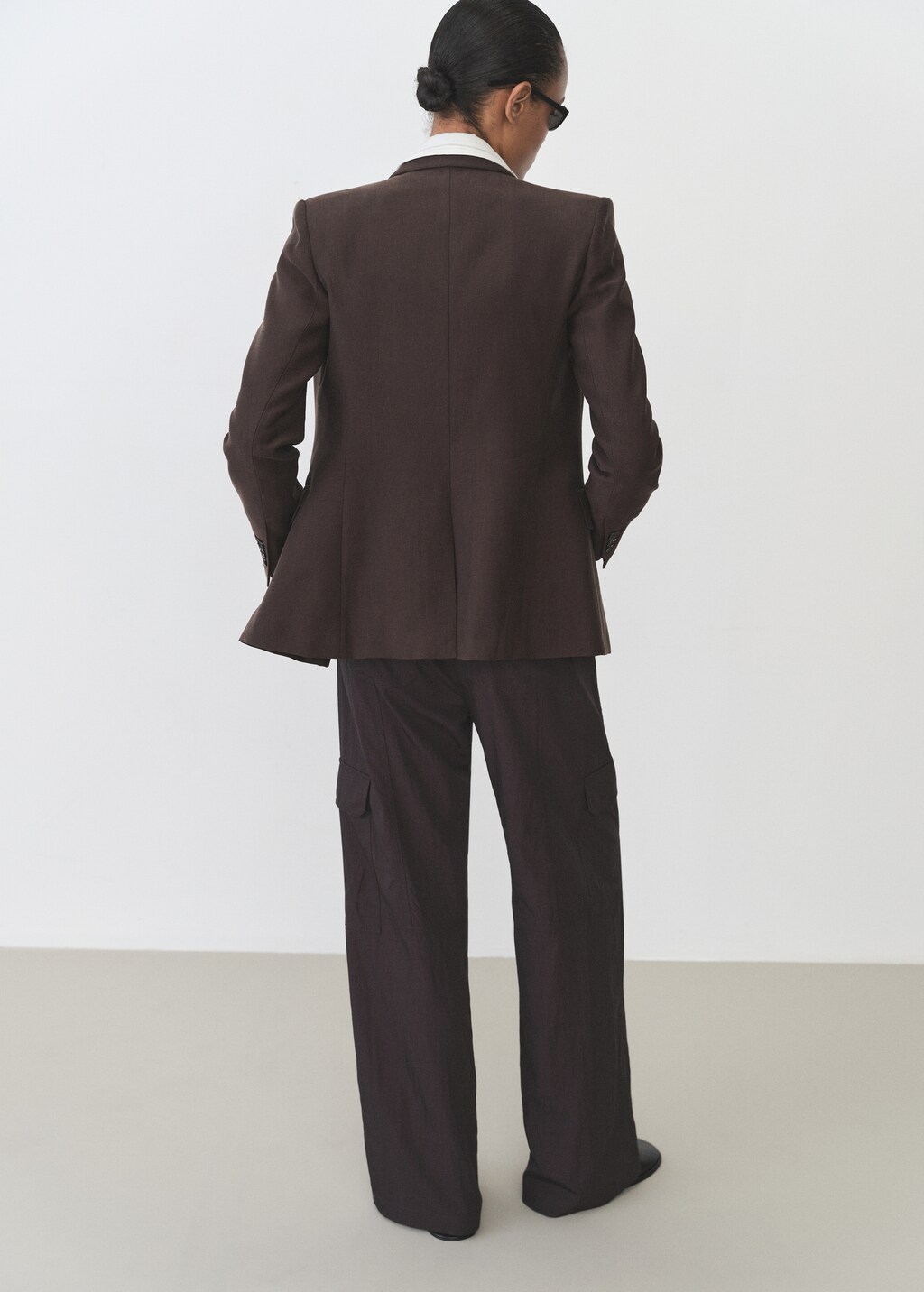 Soft cargo trousers - Charcoal