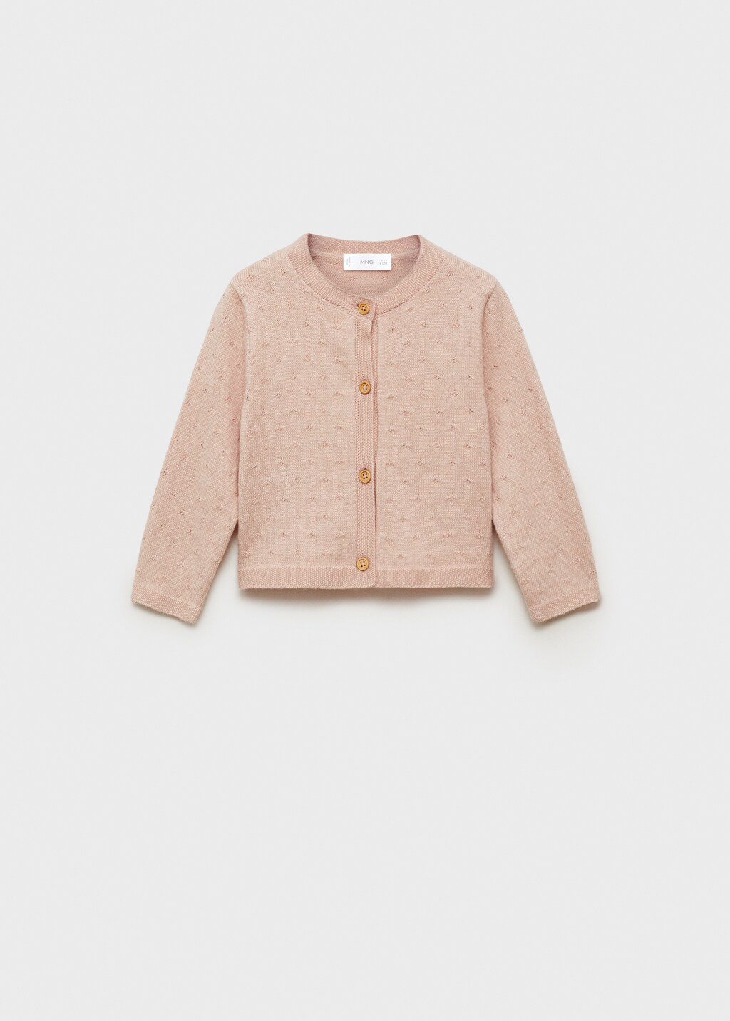 Embroidered knit cardigan - Pink