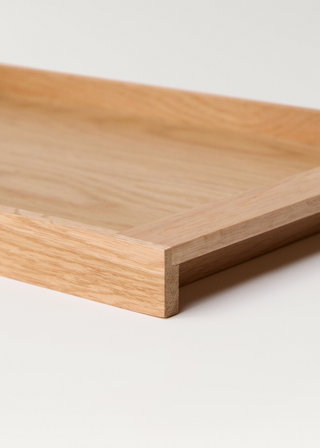 Large rectangular wooden tray - Brown