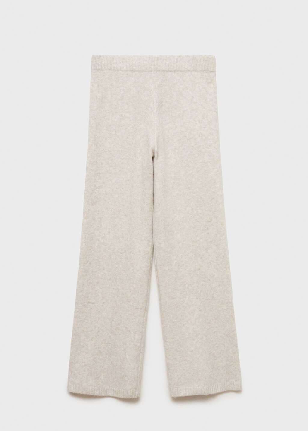 Long knitted trousers - Grey