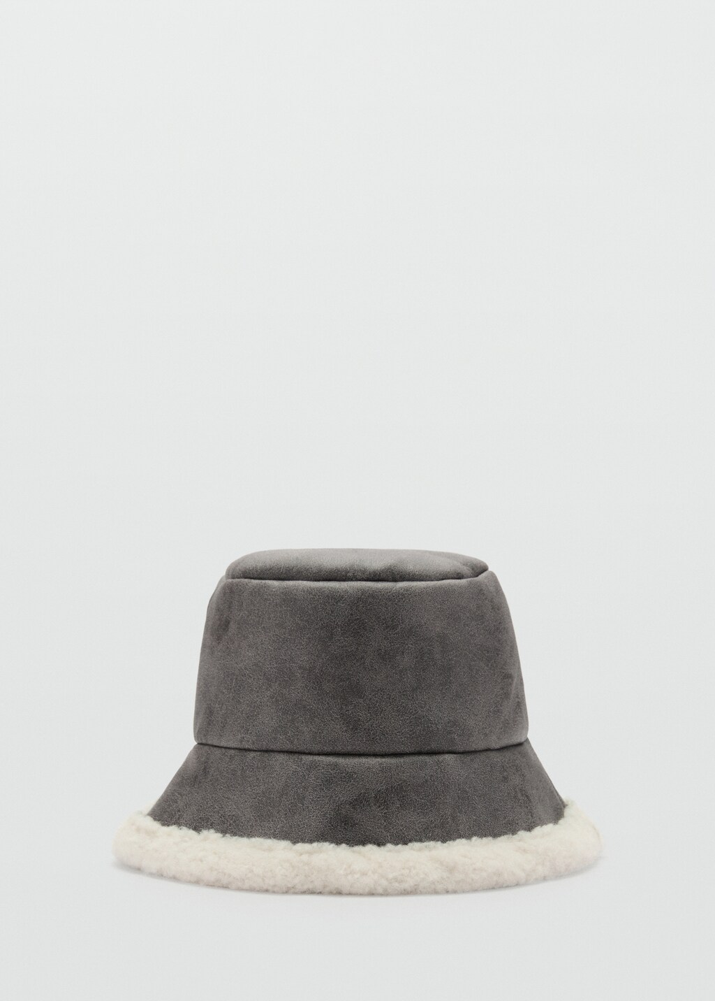 Shearling bucket hat - Brown