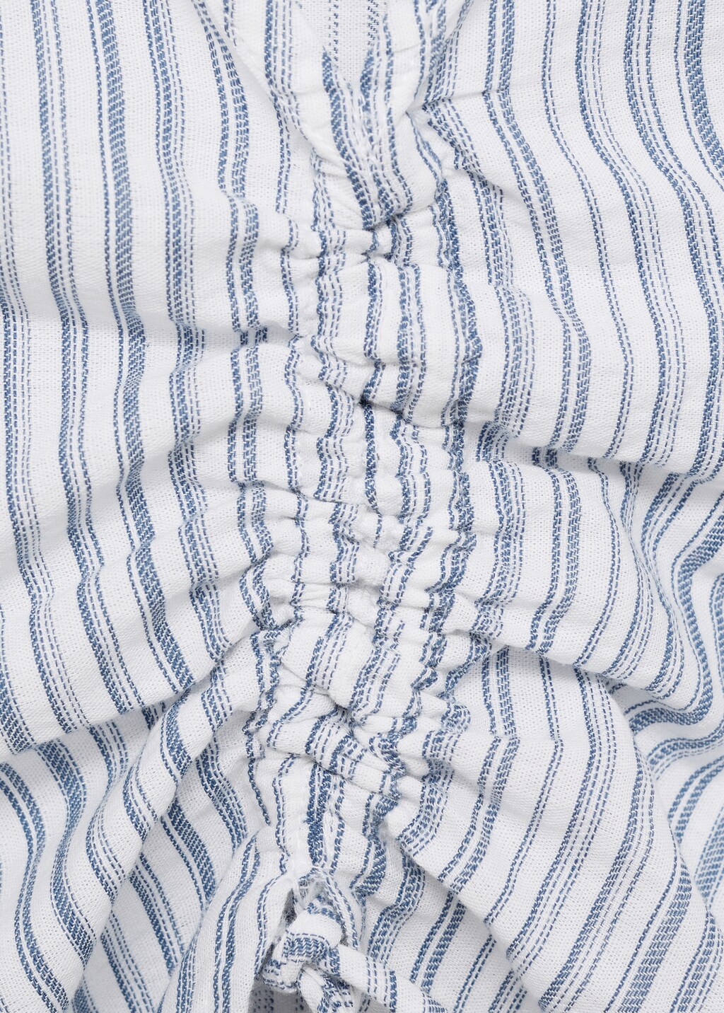 Ruched detail blouse - Sky Blue