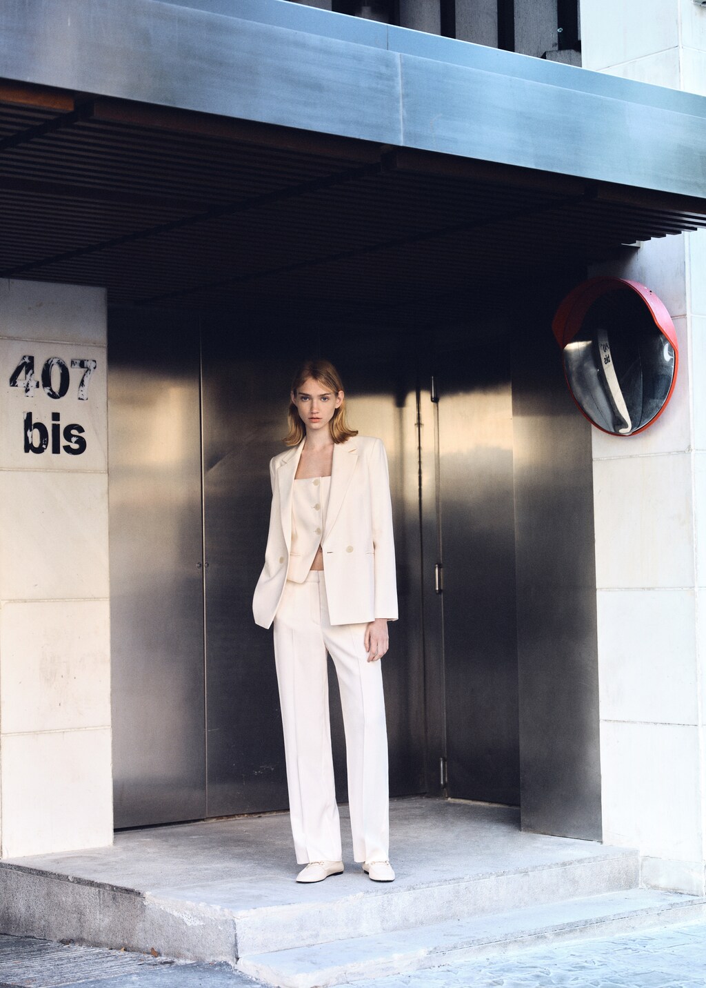 Straight suit trousers - Blue